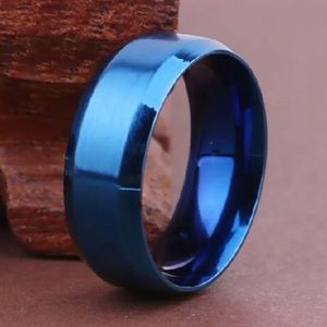 Titanium Stainless Steel 8mm Men’s Ring